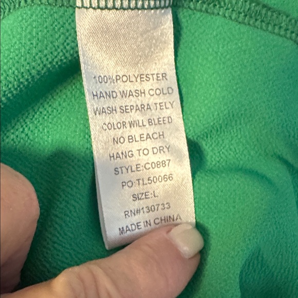 Umgee Emerald Green Blouse with Ruffle Sleeves - Picture 3 of 4